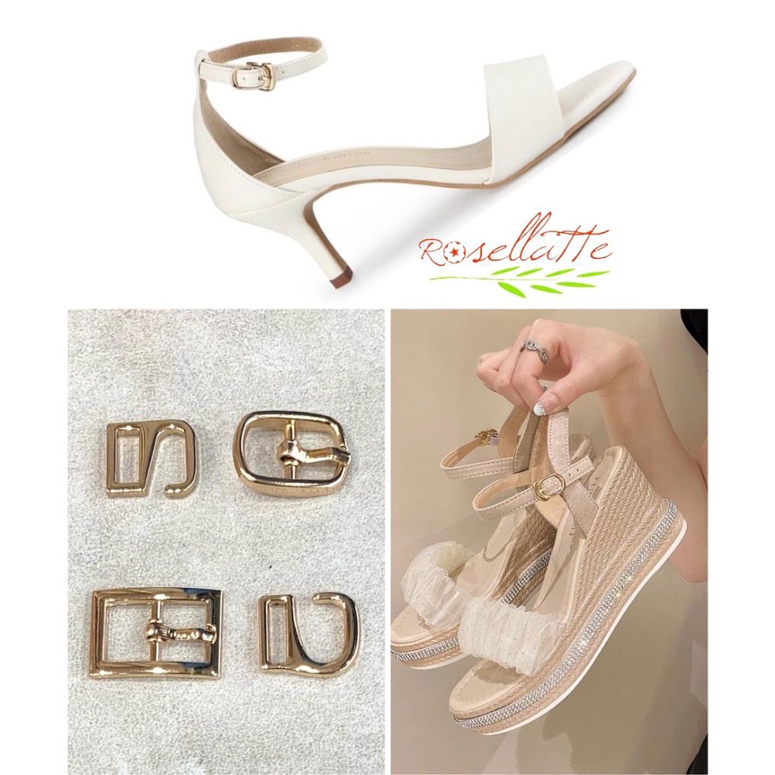 Gesper Kait Sandal Kaitan Sepatu Heels Wanita Per Pasang