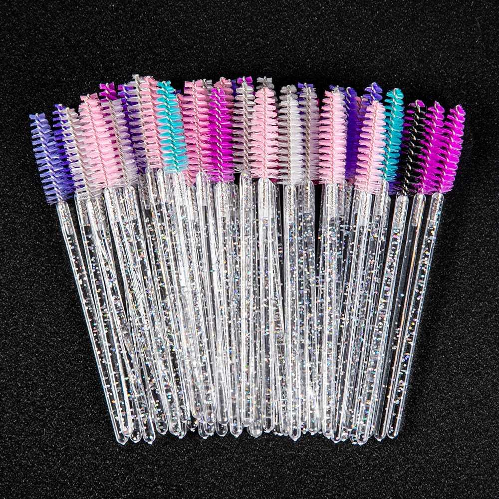 Brush Bulu Mata Disposable Eyelash Extension Tool 50 PCS - D07 - Multi-Color