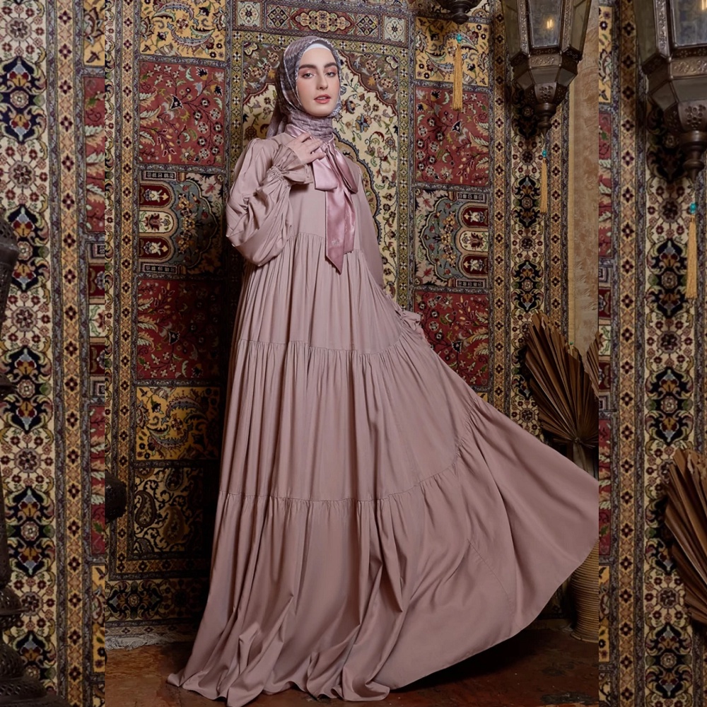 Dress Ivan Gunawan  | Precious Beige | Dress Muslim gamis abaya