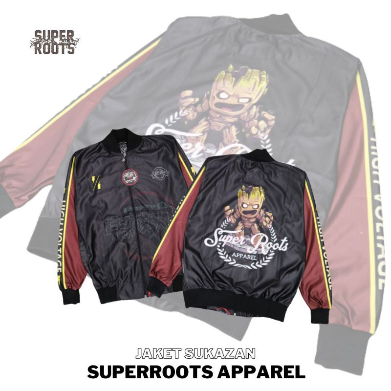 Jaket Bomber Printing Sukazan Pria dan Wanita - Jaket Sublime Im Superroots