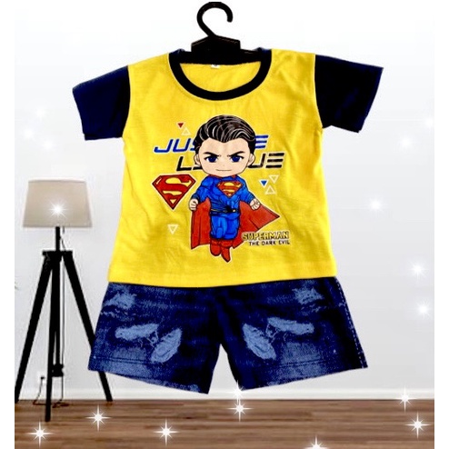 V&amp;Z kids- baju anak setelan jeans anak laki laki 1-6 tahun/kaos anak murah jeans