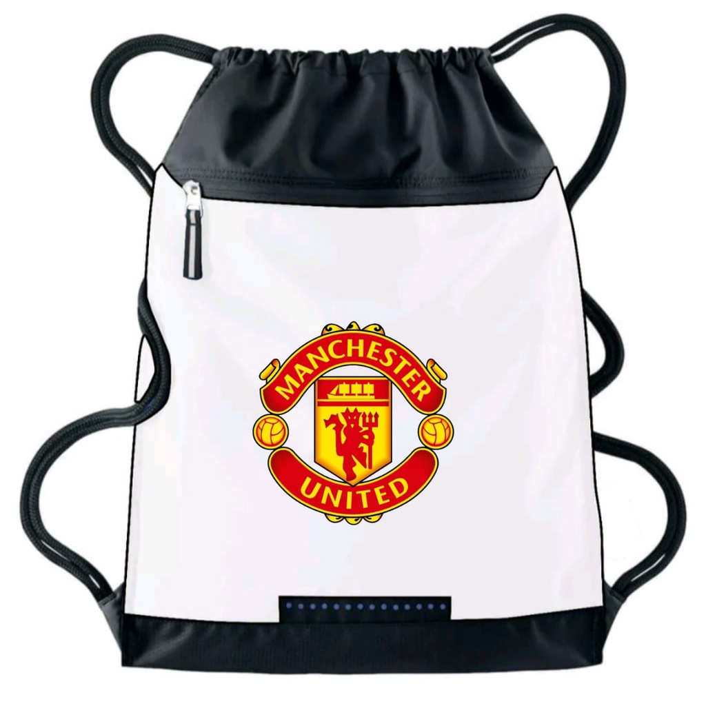 Tas Serut Pria string bag waterproof liga inggris - tas serut anak sekolah ransel Anti Air Olahraga Bola |stringbag unisex dewasa bola shoe shoes