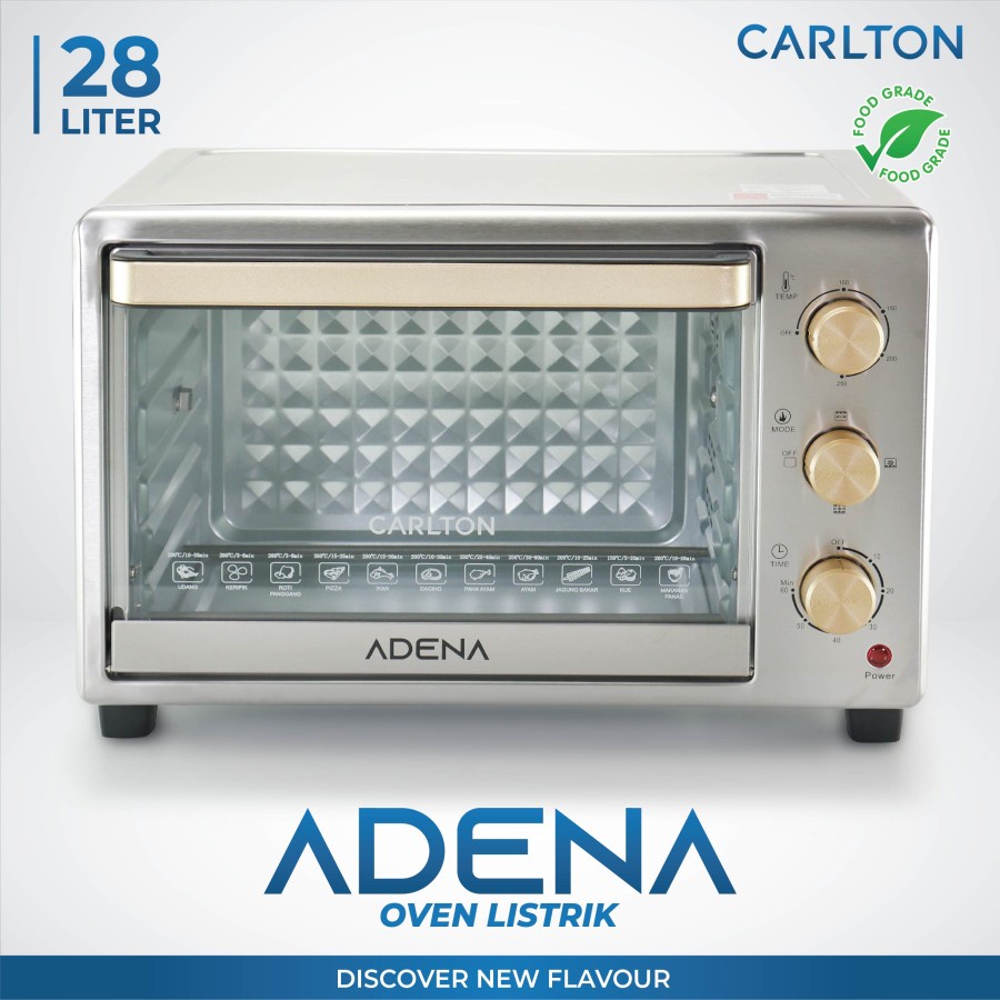 CARLTON OVEN LISTRIK / ELECTRIC OVEN ADENA 28LITER