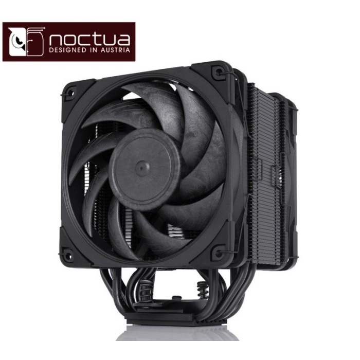 Terlaris Noctua Nh-U12A Chromax.Black 140Mm Performance In 120Mm Size