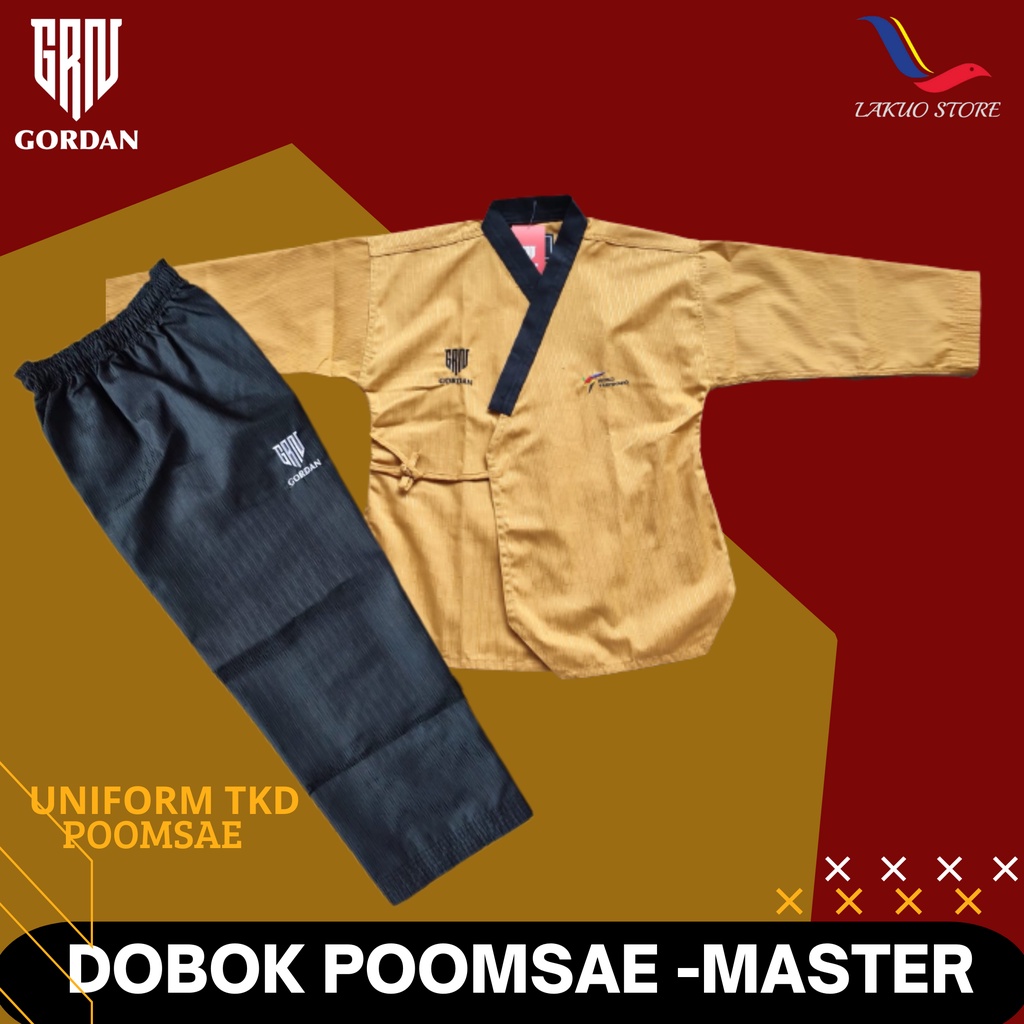 DOBOK TAEKWONDO MASTER POOMSAE / DOBOK MASTER TAEKWONDO /  DOBOK POOMSAE