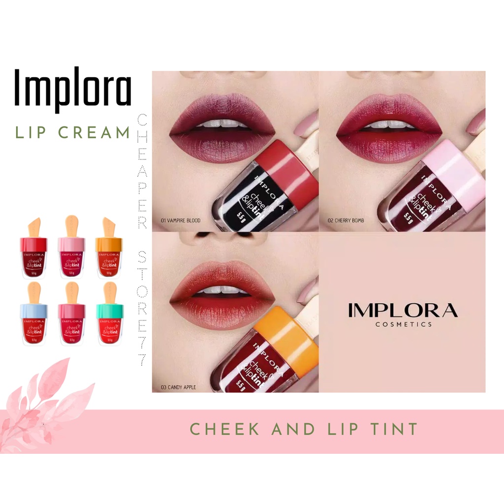 IMPLORA - CHEEK &amp; LIPTINT 5.5 GR