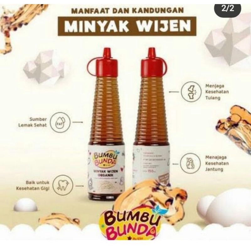 

Bumbu Bunda Minyak wijen