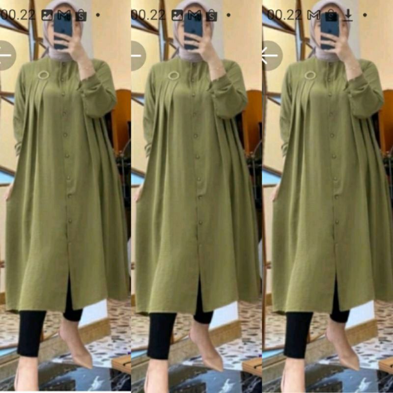 LONG TUNIK/ MIDI DRESS/ TUNIK WANITA LEBARAN 2023