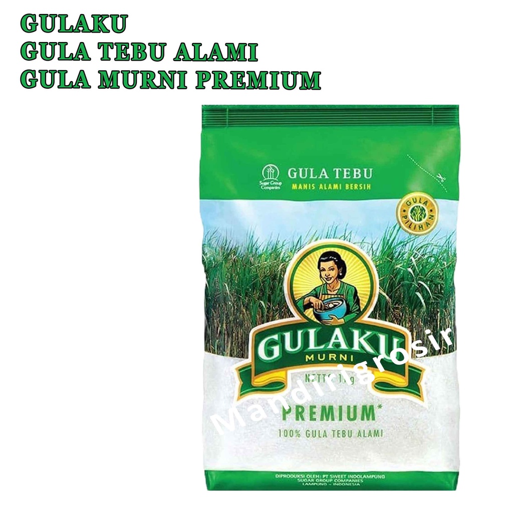 Gula puth* gula* Gulaku * 1kg* gula tebu