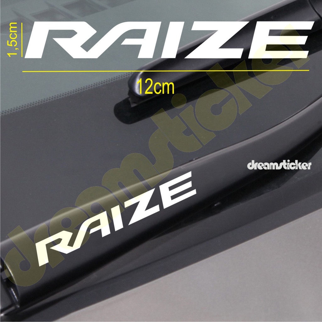 Sticker Stiker Wiper Mobil Toyota Raize