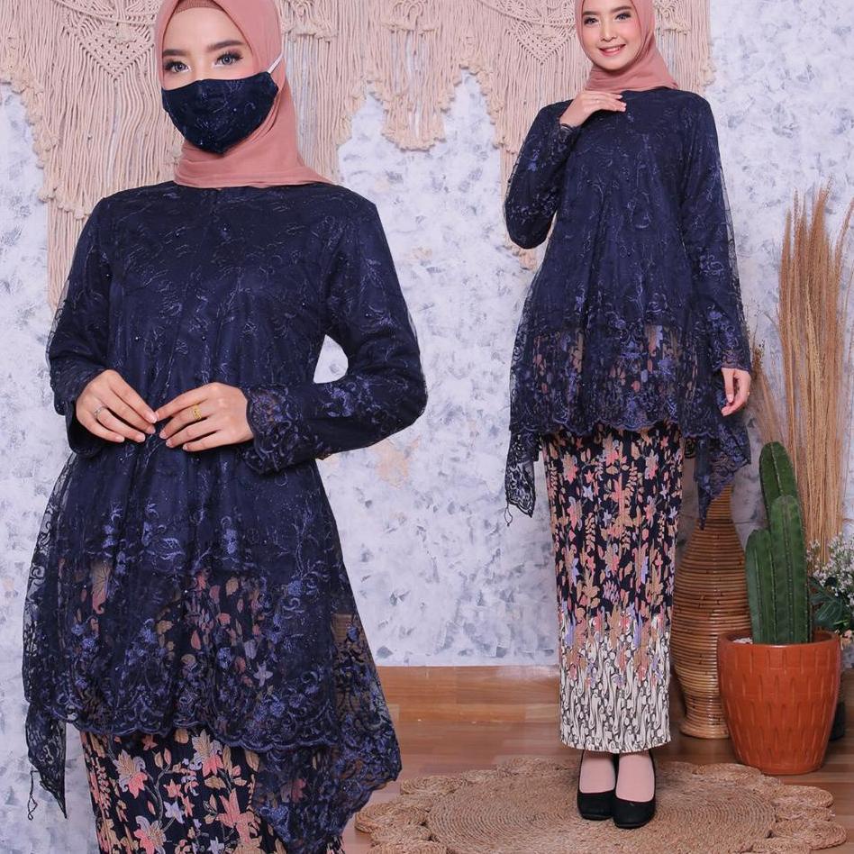 ✧ Set Kebaya Floy Busui Tulle KebayaPesta ◊