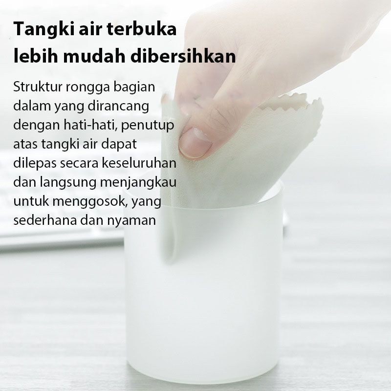 Gotama Humidifier Diffuser Aromatherapy Pelembab Ruangan LED Light Warna Semprotan Halus Rechargeable USB 250ML