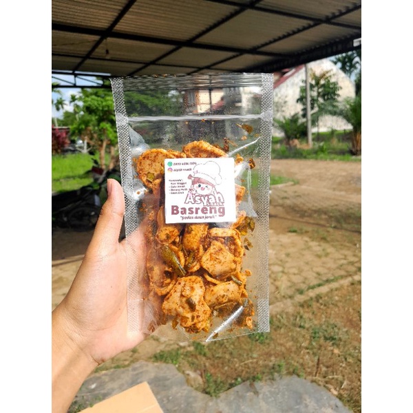 

kripik basreng pedas daun jeruk