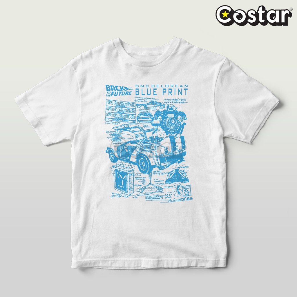 Kaos Costarstore - Blue Print - Back To The Future