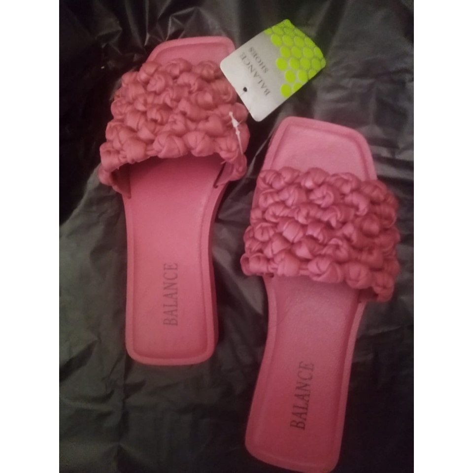 Sandal selop jelly flat perempuan dewasa bahan empuk balance 268-X29 (37-40) Sandal selop wanita terbaru