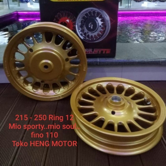 Velg RACING VND Roulette 215 - 250 Ring 12 Mio Sporty..mio Soul.. Fino