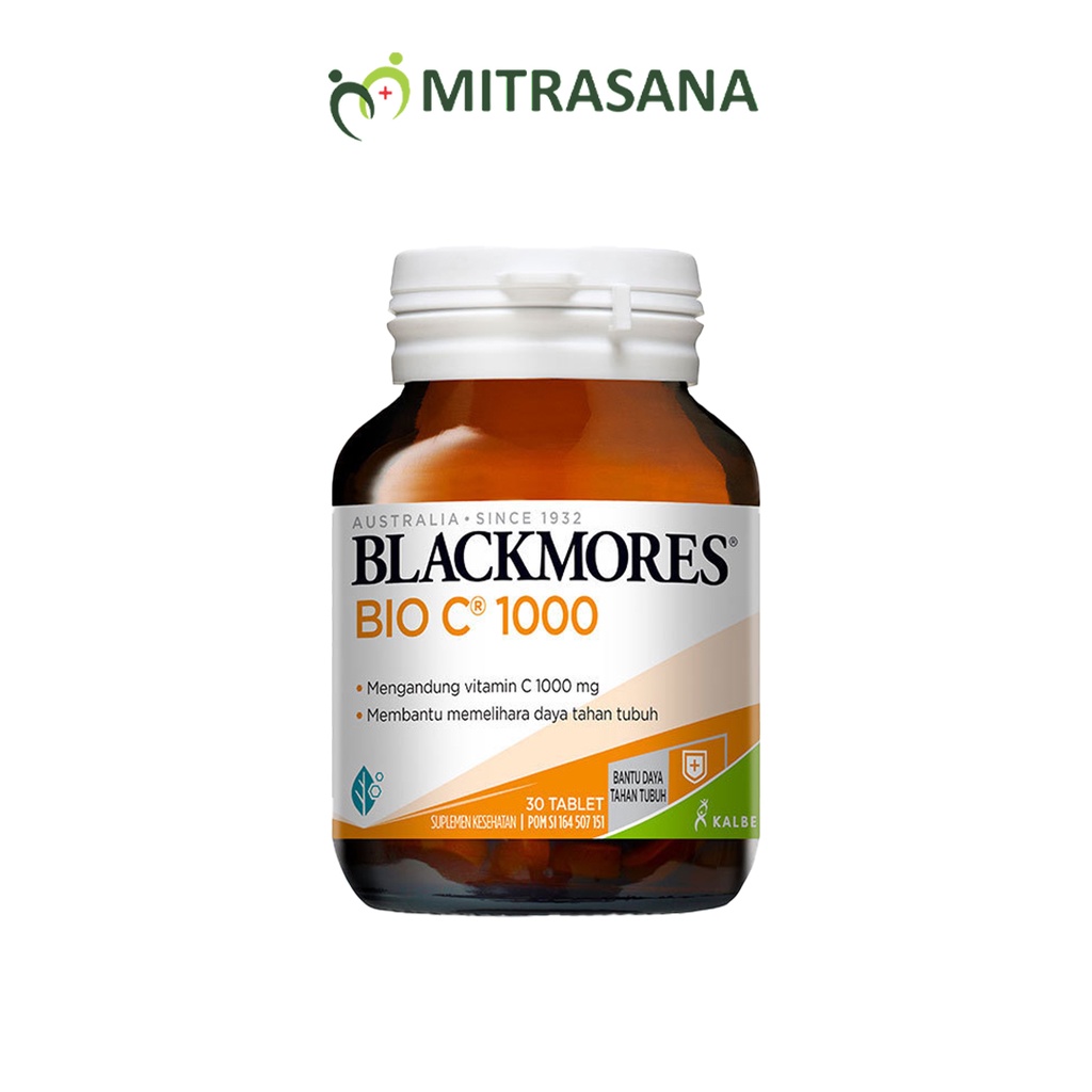 Paket Keluarga Blackmores Bio C 30 Tablet Odourless Fish Oil 30 Kapsul Vitamin D3 60 tablet