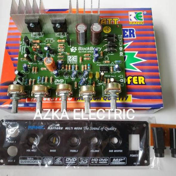 ♞ Kit Power Amplifier Speaker Aktif Mono 750W PMPO ☉