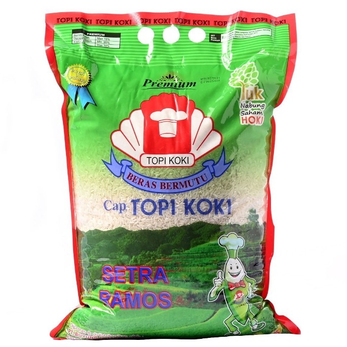 

Beras topi koki setra ramos 5 kg