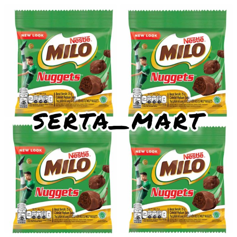 

Nestle Milo Chocolate Nuggets 25gr - Milo Coklat Nugget 25gr