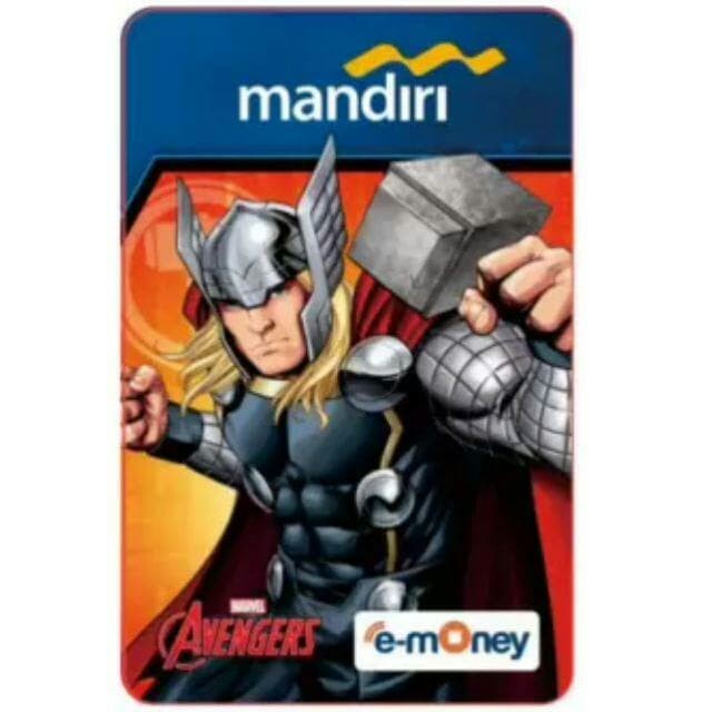 EMONEY MANDIRI E-MONEY MARVEL AVENGERS BARU