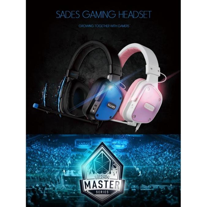 Headset gaming sades Dpower sa-722 - Headphone sades d-power