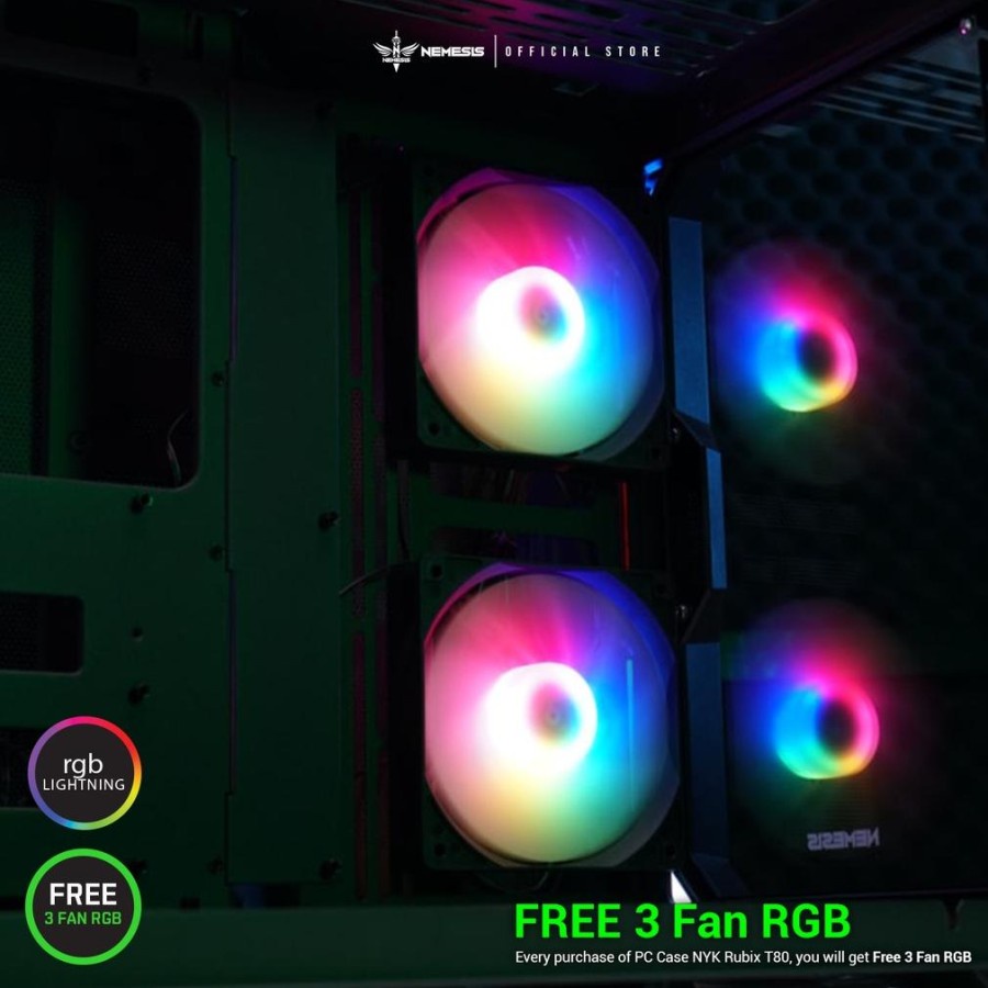 NYK Nemesis Casing Gaming T80 Rubix