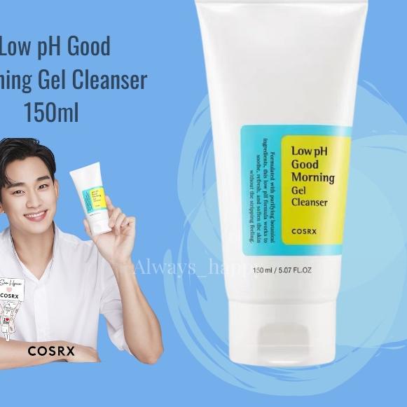 ✦ COSRX Low pH Good Morning Gel Cleanser 150 KOREA 100% Original Pembersih muka/sabun cuci muka ✼