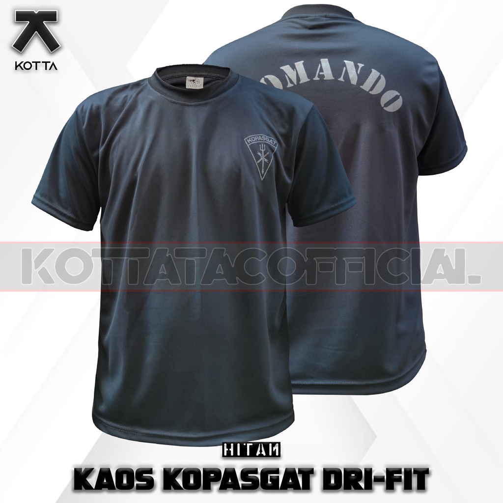 Kaos Kopasgat Dryfit - Kaos Dri-fit Paskhas - Kaos Olahraga Paskhas - Kaos Korpasgat - Kaos Kopasgat