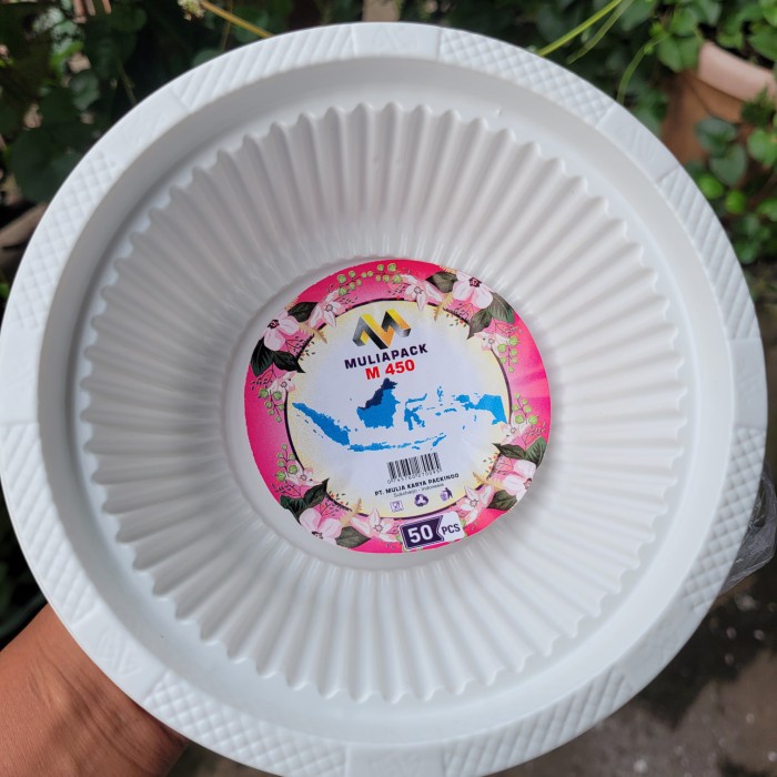 [Mangkok] Mangkok M 450 Muliapack Mangkok Plastik Sekali Pakai Pesta [Stok]