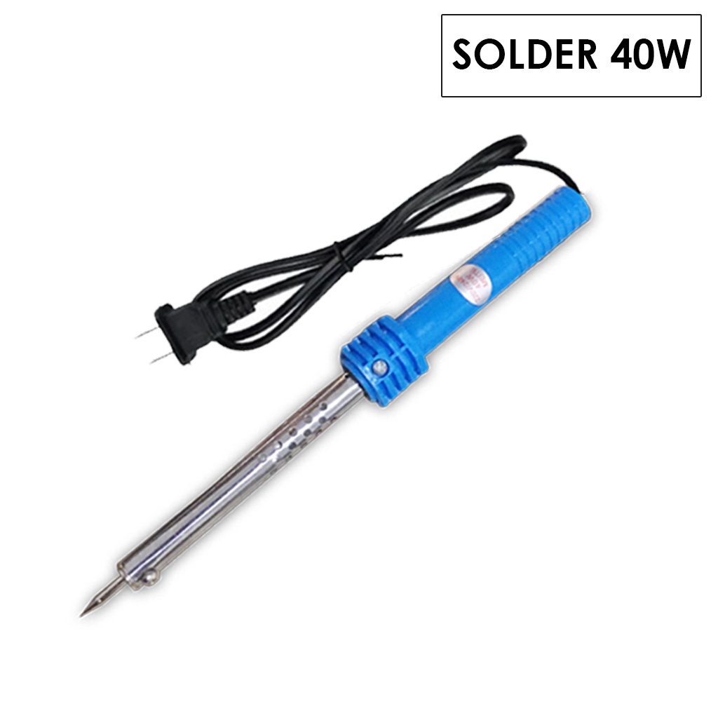 Solder Listrik 40w Gagang Plastik / Soldering Iron Solder Timah 40 watt