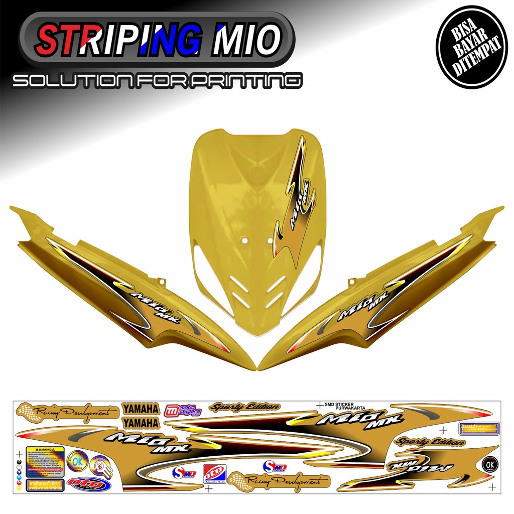 STRIPING VARIASI MIO SPORTY / MIO SMILE