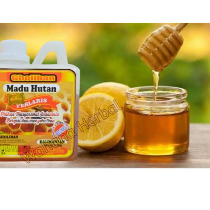 

12.12 Brand Madu Kalimantan Gholiban 500 gr Original Botol Timbul Huruf Gholiban !