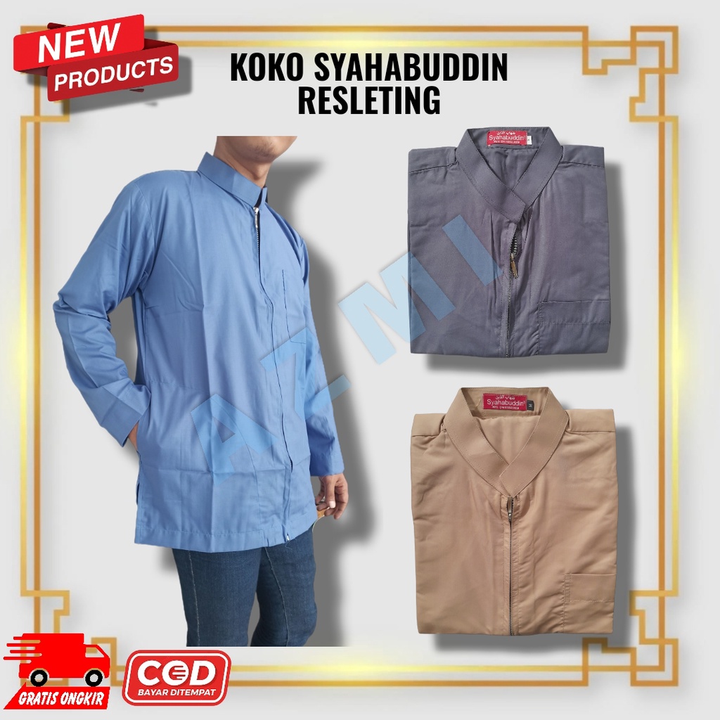 Promo Koko Syihabudin Yamani Resleting, koko taqwa syahabuddin Size XL lengan panjang