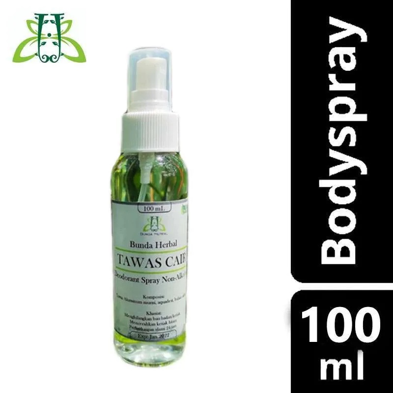 Tawas Cair / Deodorant Spray Bunda Herbal non Deorex 100mL