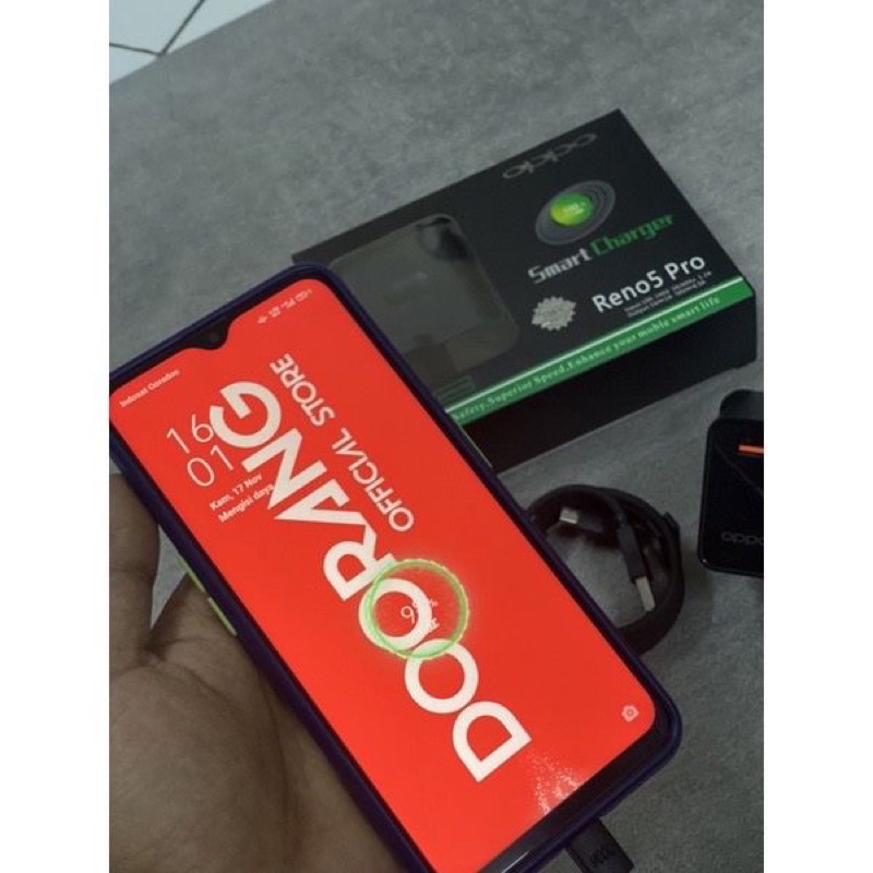 CHARGER OPPO RENO 5 PRO BLACK SUPER VOOC MICRO DAN TYPE C BY SMOLL