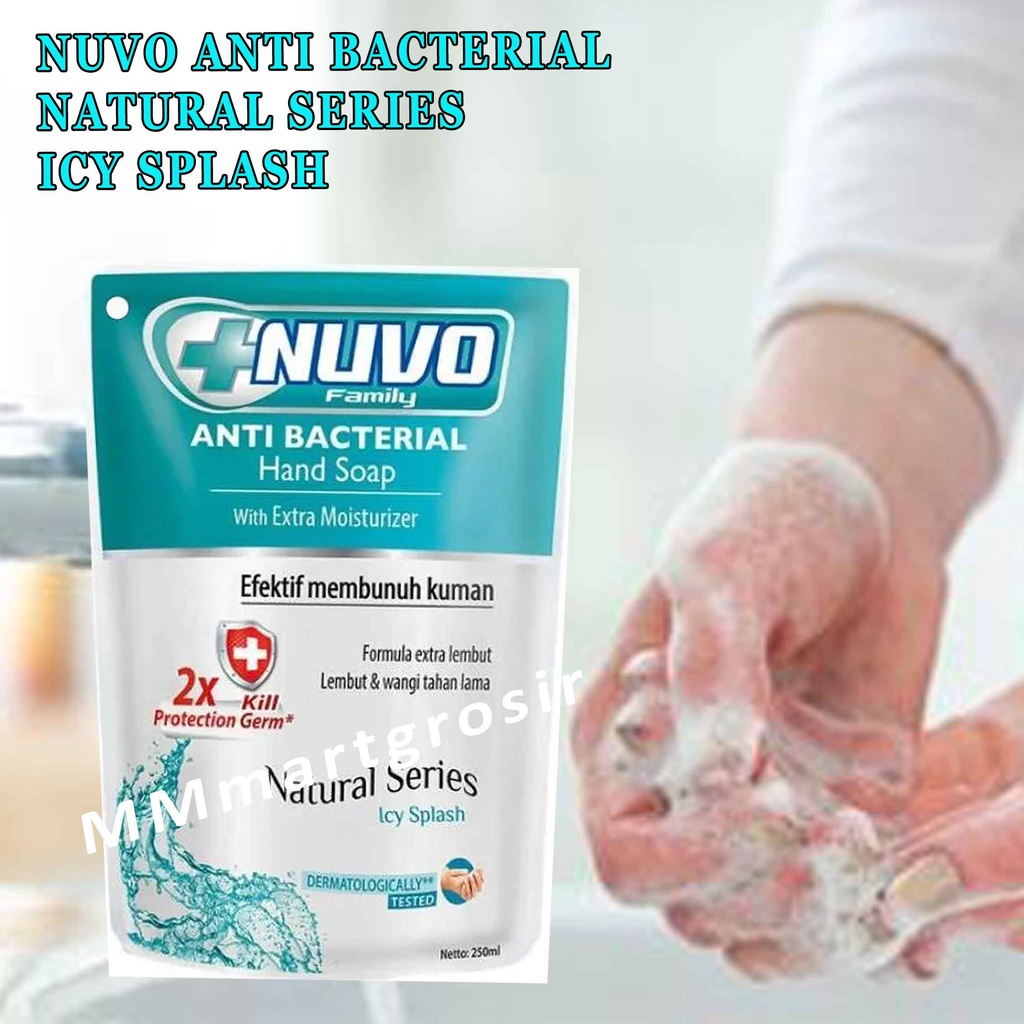 Nuvo / Nuvo sabun cuci tangan / Natural seris / Icy Splash / 250ml