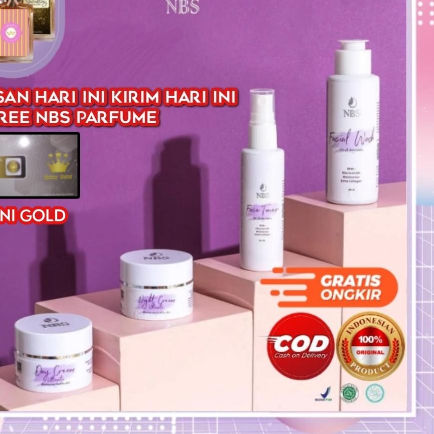 ♕ NBS SKINCARE  MURAH  ULTIMATE EXTRAGLOW  CREAM KRIM NBS PAKET SKINCARE ACNE CEWEK COWOK HALAL (FRE