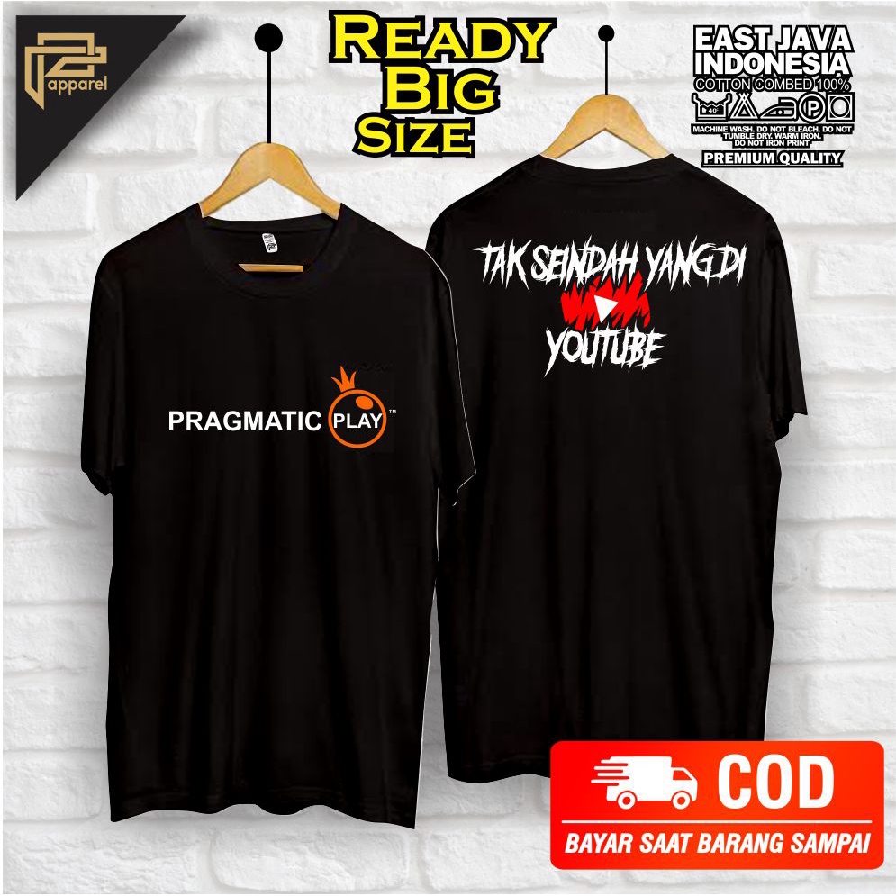 baju kaos PRAGMATIC play game slot big size jumbo