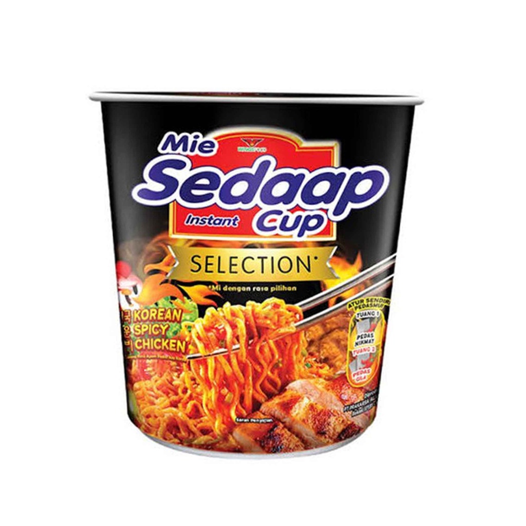 MIE SEDAAP/ CUP 2 VARIAN RASA MIE GORENG/ SEDAP CUP