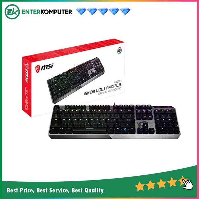 MSI Gaming Keyboard - Vigor GK50 US Low Profile