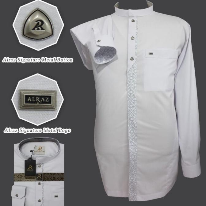 BAYAR DITEMPAT Kemko / Kurta Baju Kemeja Koko Alraz Kombinasi Manset Premium / Al Raz /BAJU KOKO PRI
