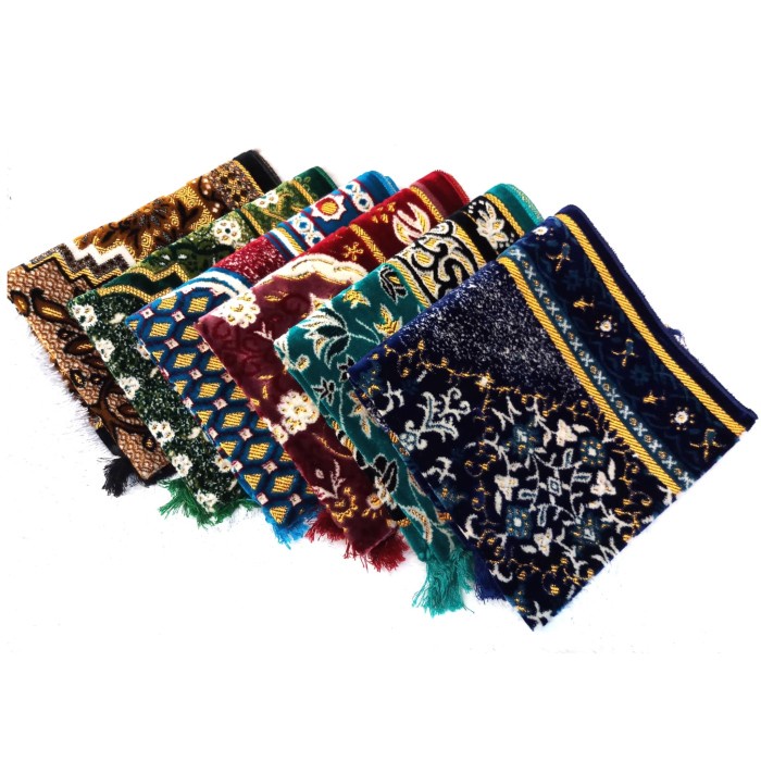 Sejadah Turkey Arabia Kano Beludru Murah oleholeh haji W6Y3 Terlaris Termurah Bisa Cod Berkualitas B