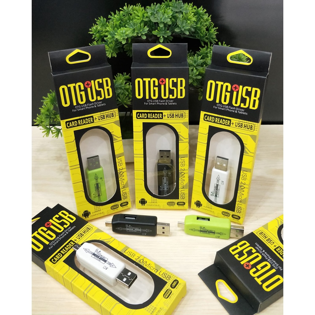 PROMO OTG MICRO USB + CARD READER + USB HUB VIBOX