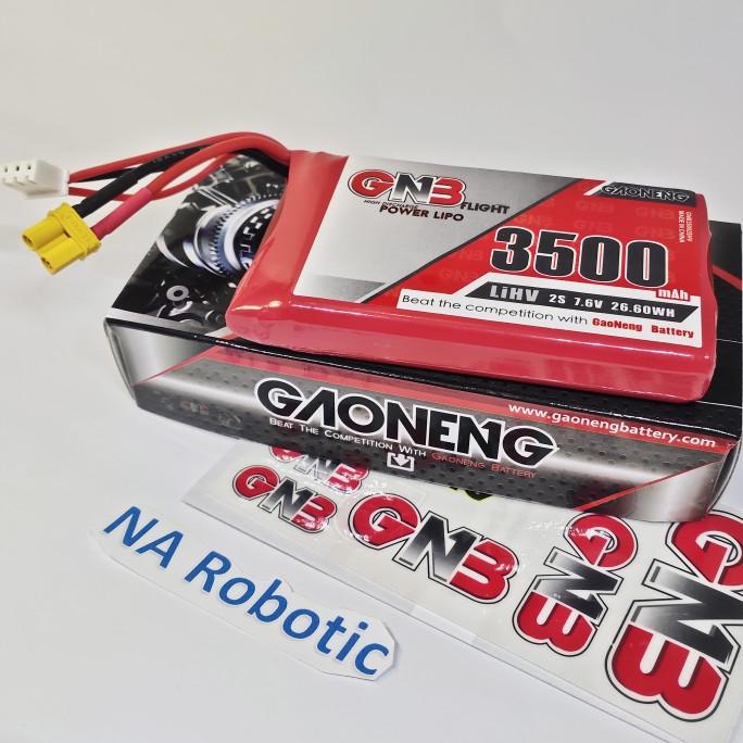 Baterai Lipo GNB 3500mAh 2S 2C 7.6V HV QX7