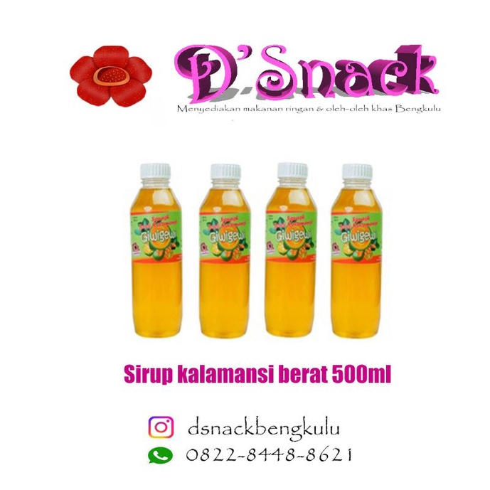 

SIRUP JERUK KALAMANSI | BERAT 500ml | OLEH-OLEH KHAS BENGKULU