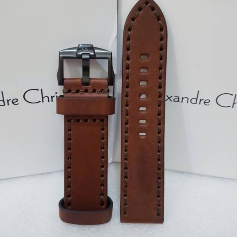 HOT SALE Tali Jam Tangan Alexandre Christie Strap AC 22mm 24mm Original Kulit Asli AC9205 AC6410 AC6