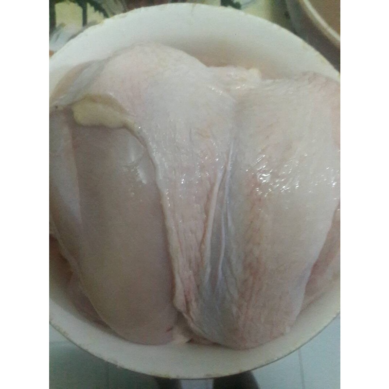 

JUN Dada Fillet Ayam Kulit - Halal Daging Tanpa Tulang Segar Frozen Boneless Filet Fresh Beku Potong