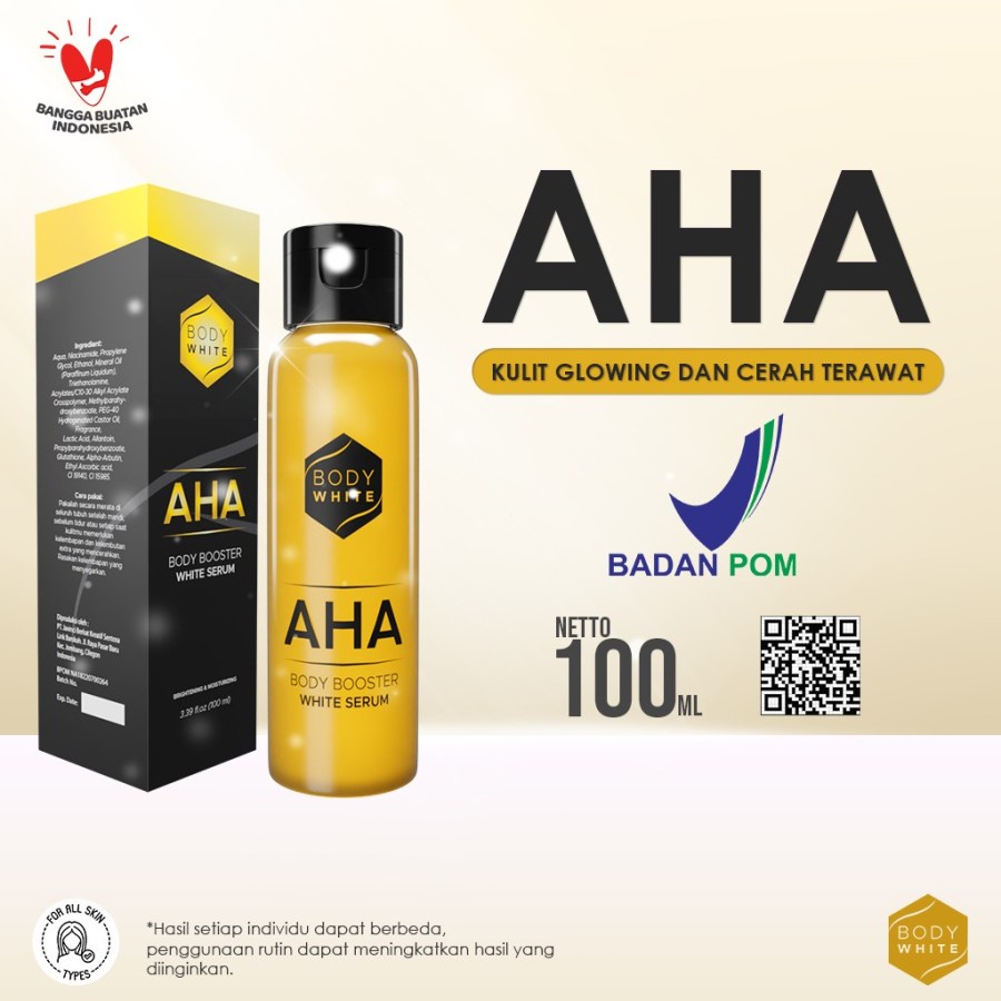 BODY WHITE AHA Body Booster White Serum 100ml CandyBerry