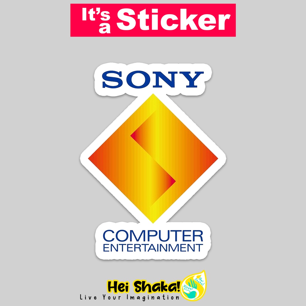 

Stiker SCE PS Retro Nostalgic Logo Sticker Gamer Tempelan Gaming Bahan Vinyl Anti Air
